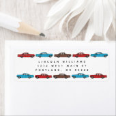 1959シェヴィイインパラクラシック車カスタム車 ラベル (インサイチュ)