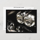 1959シボレーコルベット ポストカード (正面/裏面)