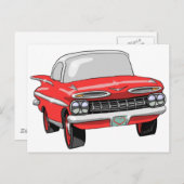 1959シボレー ポストカード (正面/裏面)