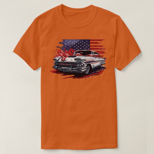 1959シボレーImpala Tシャツ (デザイン正面)