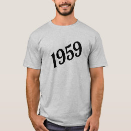 1959ハッピー60誕生日 Tシャツ