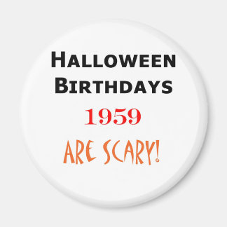 1959ハロウィーン誕生日 マグネット