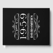 1959パーソナライズされた誕生日男性へ ゲストブック (正面)