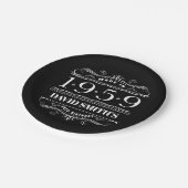 1959パーソナライズされた誕生日男性へ ペーパープレート (アングル)