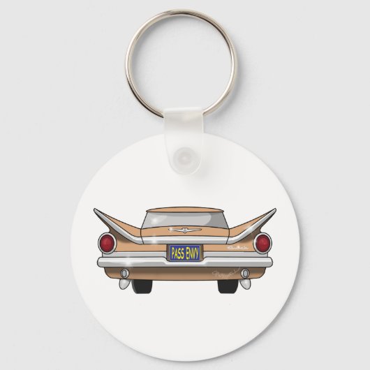 1959ブイックエレクトラ通り羨望 キーホルダー (正面)