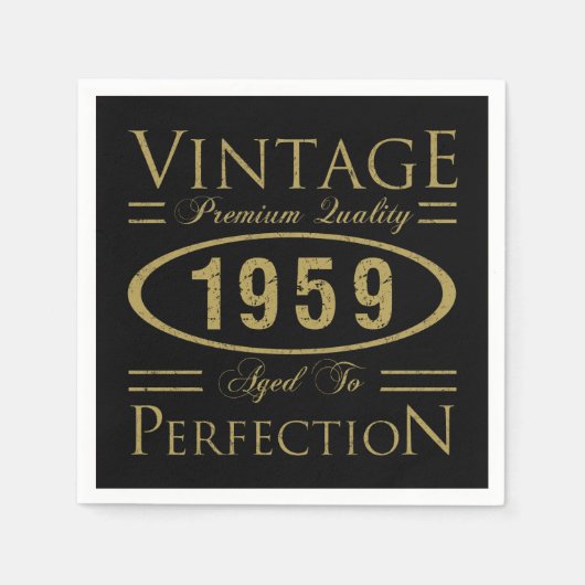 1959プレミアム品質 スタンダードカクテルナプキン (正面)
