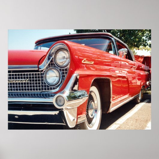 1959リンカーンコンチネンタルコンバーチブルポスター ポスター (正面)