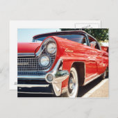 1959リンカーンコンチネンタルコンバーチブルポストカード ポストカード (正面/裏面)