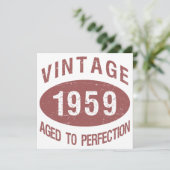 1959ヴィンテージ誕生日 招待状 (スタンド正面)