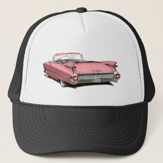 1959年のキャデラックのピンク車 キャップ (正面)