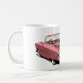1959年のキャデラックのピンク車 コーヒーマグカップ (左)