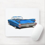 1959年のキャデラックの青車 マウスパッド (マウス)