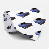 1959年のキャデラックの青 ネクタイ (ロール)