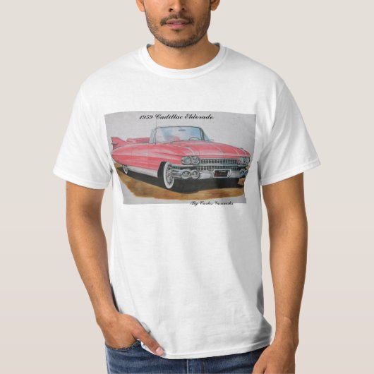1959年のキャデラックのEldorado Tシャツ (正面)
