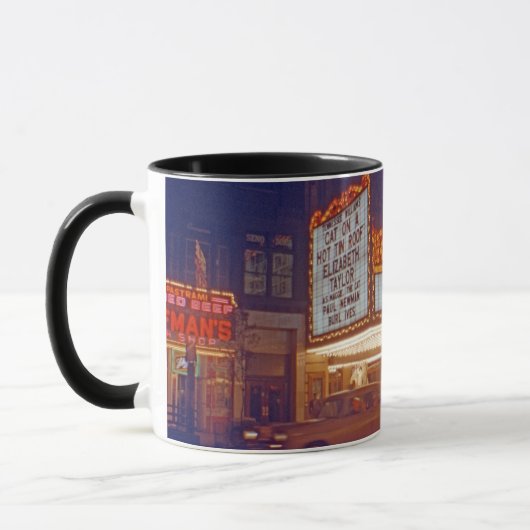1959年のシカゴ·シーター写真オン·コーヒー·マグ マグカップ (左)
