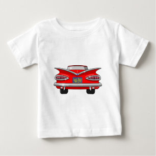 1959年のシボレーChevyのインパラのパスの羨望 ベビーTシャツ
