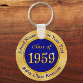 1959年の懇親会ギフトのクラス キーホルダー (裏面)