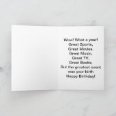 1959年の素晴らしいイベントのバースデー・カード カード (内部)