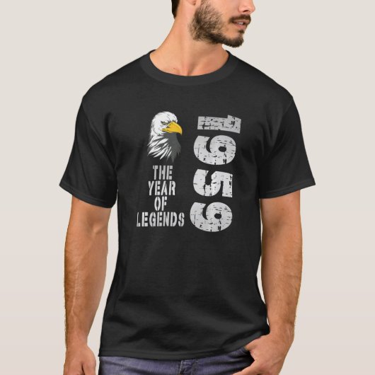 1959年の誕生1959年の伝説の年 Tシャツ (正面)