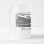 1959年のChevy Bel Air フロストグラスビールジョッキ (正面左)