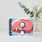 1959年ソレックス動力自転車広告ポスター ポストカード (スタンド正面)