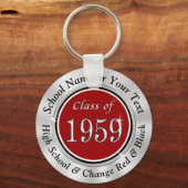 1959年パーソナライズされたクラス懇親会キーホルダー キーホルダー (正面)