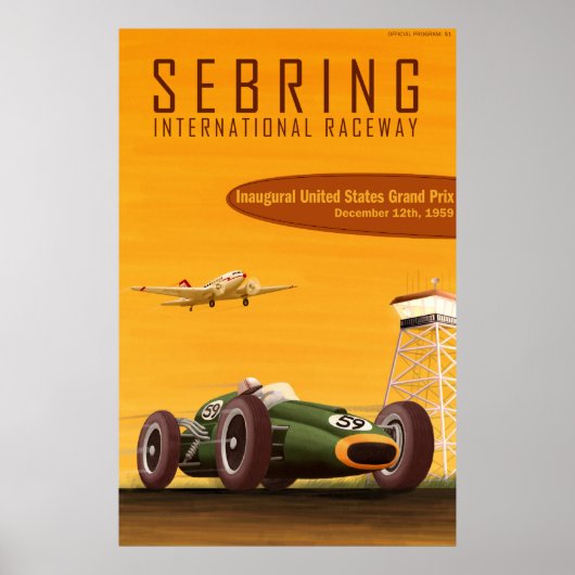 1959年州統一されたグランプリのポスター ポスター (正面)
