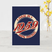 1959年製 カード (黄色い花)