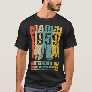 1959年3月63歳素晴らし Tシャツ