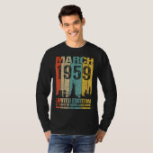 1959年3月63歳素晴らし Tシャツ (正面フル)