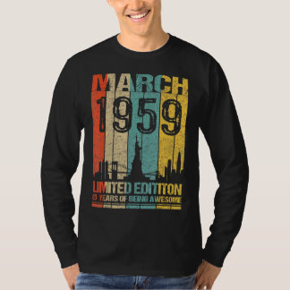 1959年3月63歳素晴らし Tシャツ