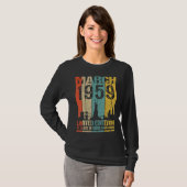 1959年3月63歳素晴らし Tシャツ (正面フル)