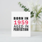 1959生まれ年に完全熟成 ポストカード (スタンド正面)