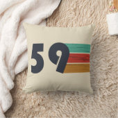 1959生まれ年のヴィンテージ クッション (ブランケット)
