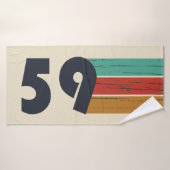 1959生まれ年のヴィンテージ バスタオル (バスタオル)