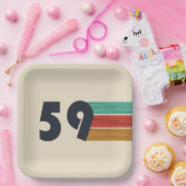 1959生まれ年のヴィンテージ ペーパープレート (パーティー)