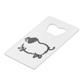 1959生まれ年のPigカードのボトルオープナー クレジットカード栓抜き (裏面アングル)