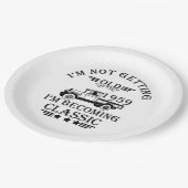 1959生まれ年ヴィンテージ黒番 ペーパープレート (アングル)