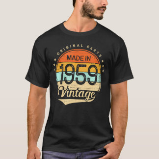 1959生まれ年誕生日 Tシャツ