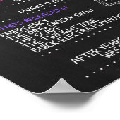 1959生まれ年61歳の誕生日パーティーに向けて女性のサイン ポスター (角)