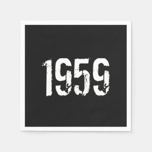 1959生まれ年 スタンダードカクテルナプキン