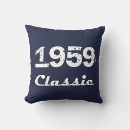 1959 クラシック 60歳の誕生日お祝い クッション
