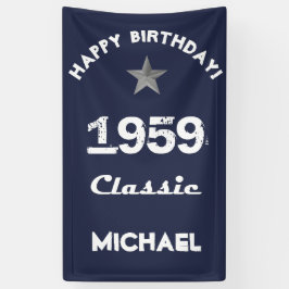 1959 クラシック 60歳の誕生日お祝い 横断幕
