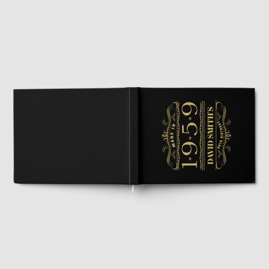 1959 パーソナライズされた 60番目の誕生日 ゲストブック (全面)