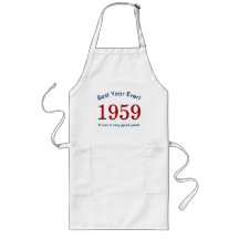 1959 ♥ 最高の年！60歳の誕生日ギフトエプロン