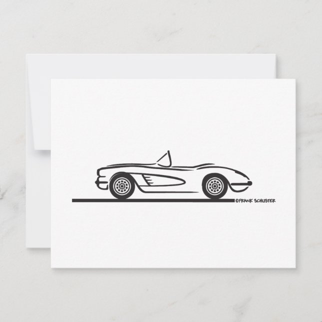 1959 1960シボレーコルベット (正面)