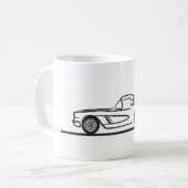 1959 1960シボレーCorvetteハードトップ コーヒーマグカップ (正面左)