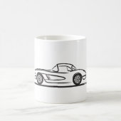 1959 1960シボレーCorvetteハードトップ コーヒーマグカップ (中央)