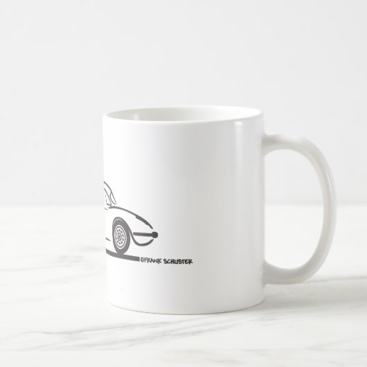 1959 1960シボレーCorvetteハードトップ コーヒーマグカップ (右)