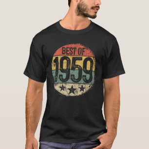 1959 64年最高のの円形ヴィンテージの古い贈り物64t tシャツ